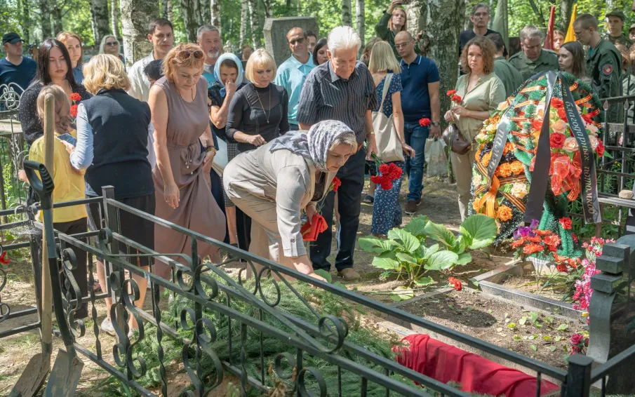 В Кстове состоялась церемония захоронения останков участника Великой Отечественной войны — Минеева Егора Петровича