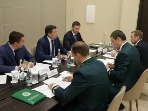 Губернатор Нижегородской области Глеб Никитин провел рабочую встречу с главой Рослесхоза Иваном Советниковым
