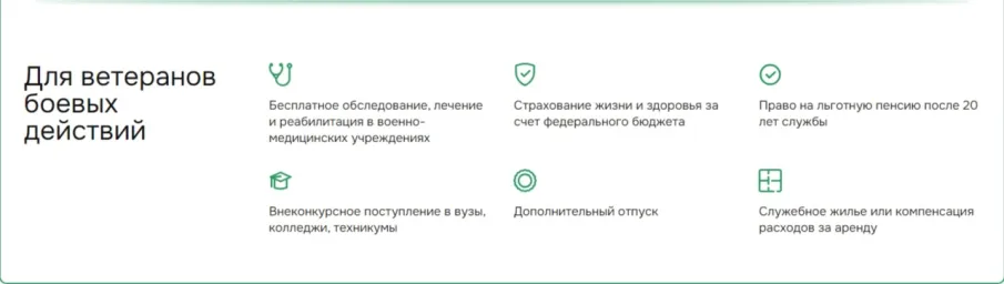 Льготы для ветеранов боевых действий