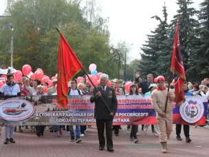 Парад трудовых коллективов в День города Кстово