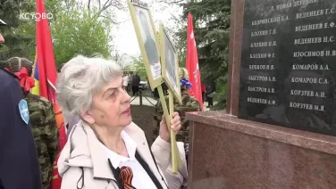 Открытие памятника погибшим воинам в селе Большое Мокрое