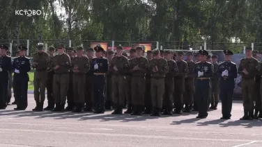 Торжественное открытие вновь воссозданного Нижегородского гвардейского высшего военно-инженерного командного Ковельского ордена Ленина Краснознамённого училища