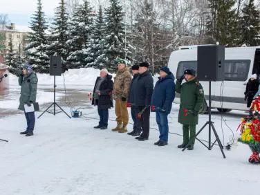 Митинг в честь 35 годовщины вывода Советских войск из Афганистана