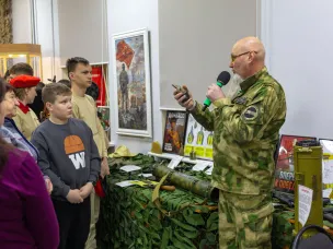 Открытие музейной экспозиции "Zа СВОих"