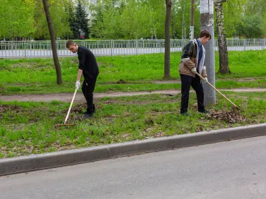 Субботник на ул. Магистральная