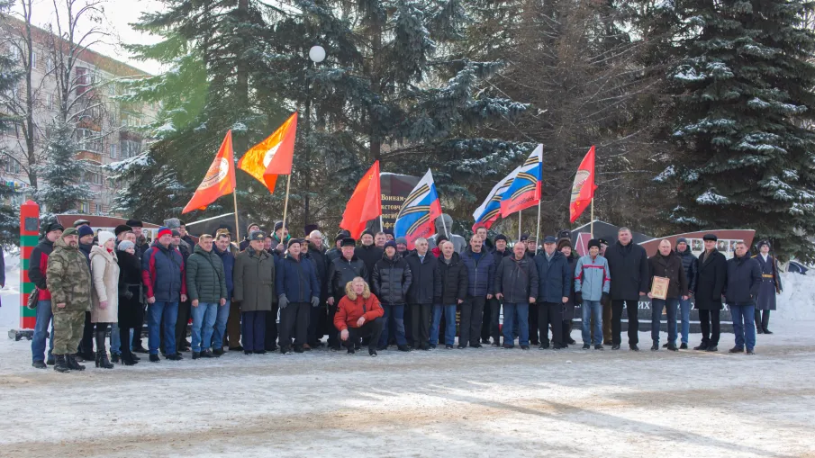 Митинг, посвященный выводу советских войск из Афганистана