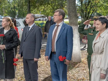 Открытие мемориальной доски Фадеевой Нине Павловне