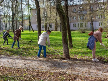 Субботник в пер. Спортивный