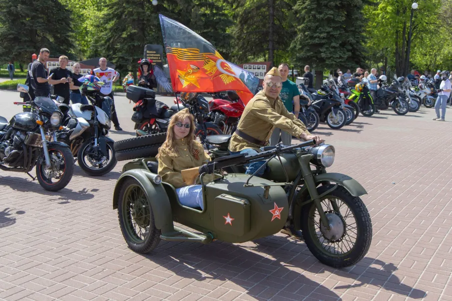 Мотопробег в городе!