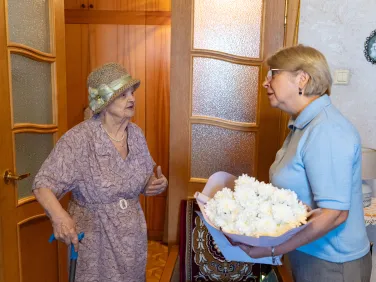 Поздравление Рыбаковой Галины Ильиничны со 102-летием