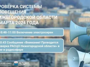 Комплексная проверка готовности систем оповещения населения