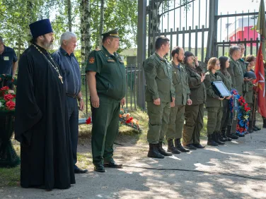 Захоронение останков участника Великой Отечественной войны