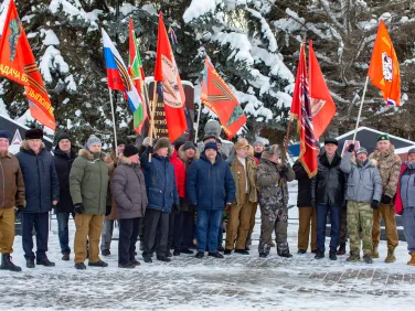 Митинг в честь 35 годовщины вывода Советских войск из Афганистана