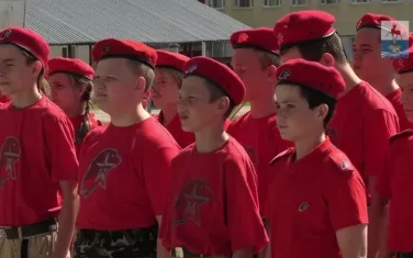 Открытие сборов кстовских юнармейцев