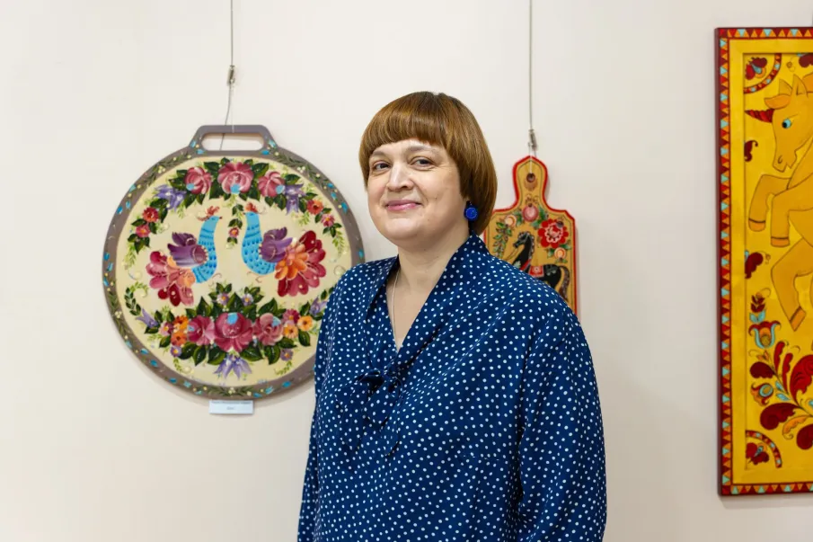 Открытие выставки «Творенье рук — души творенье» состоялось в Центре народной культуры «Берегиня»