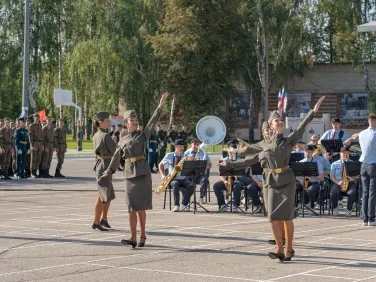 Открытие Нижегородского гвардейского высшего военно-инженерного командного Ковельского ордена Ленина Краснознамённого училища.