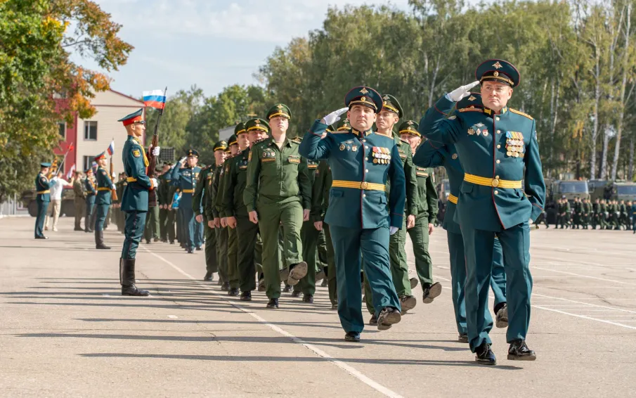 Открытие Нижегородского гвардейского высшего военно-инженерного командного Ковельского ордена Ленина Краснознамённого училища