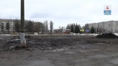 В Кстово стартовало благоустройство площади Ленина